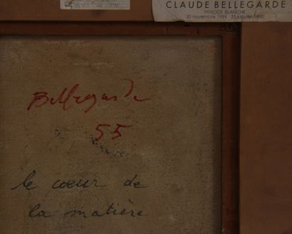 Claude BELLEGARDE (1927-2019)

Le cœur de...