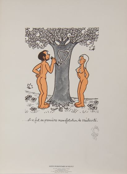 Carton à dessin avec lithographies et autres...