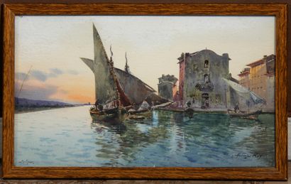 Ecole moderne

Bateaux à quai à Martigues

Aquarelle...