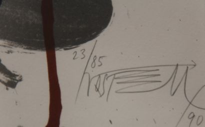 Wolf VOSTELL (1932-1998)

Composition abstraite

Litgographie...