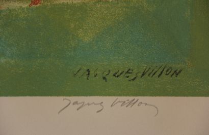Jacques VILLON (1875-1963)

Composition cubiste

Lithographie...
