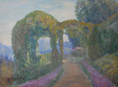 Georges BERGES (1870-1934)

Jardin aux tonnelles

Huile...