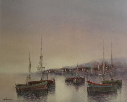 Alferio MAUGERI (1933-)

Bateaux

Huile sur...