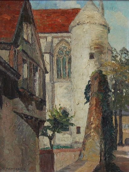 Ecole moderne

Eglise

Huile sur panneau...