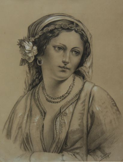 Ecole moderne

Portrait de femme

Mine de...