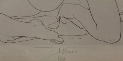 Quatre lithographies :

- TREMOIS

Couple

EA...