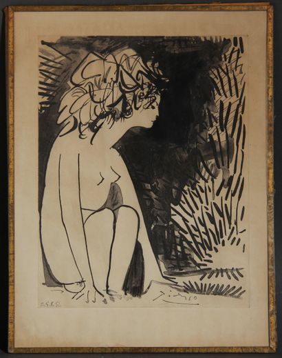 Pablo PICASSO d'après - Georges BETEMPS 

Chien,...