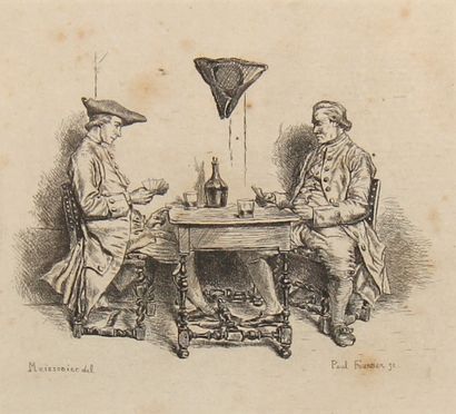 Ernest MEISSONIER (1815-1891)

The card game,...