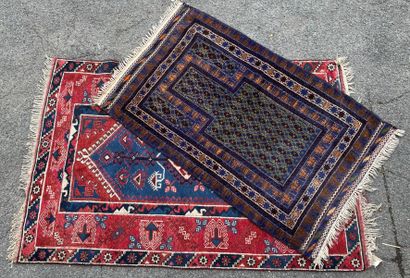 Deux tapis en laine

115 x 180 et 90 x 150...