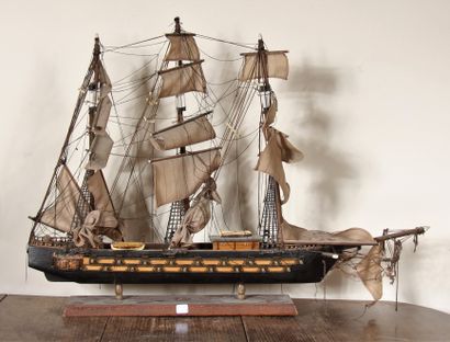 Maquette de bateau 3 mâts

L : 80 cm. (a...