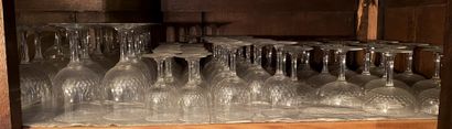 *Partie de service de verres sur pied en...
