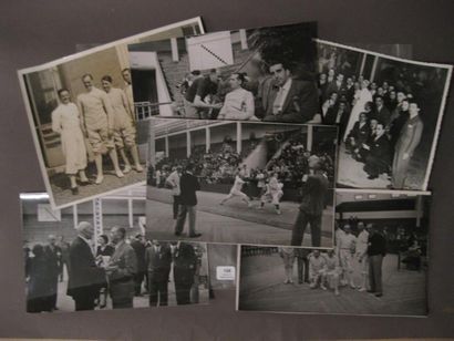 Championnats du Monde, Lisbonne, 1947 4 photographies...
