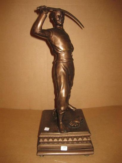 BELEM(XIXe)
Le sabreur Sculpture. Epreuve...