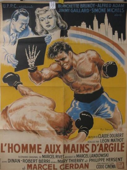 Affiche du film «L'Homme aux mains d'argile...