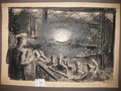 Charles KIFFER (1902-1992)
Match de boxe...