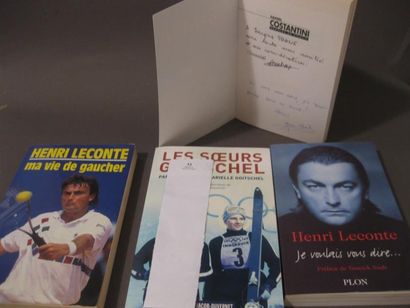 3 Ouvrages modernes dédicacés à Jacques Fréné,...