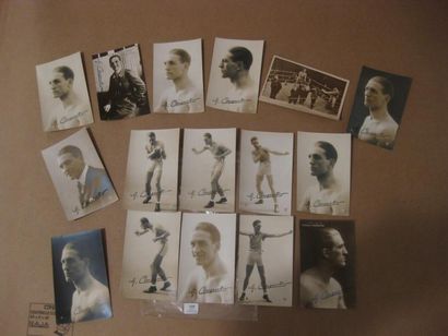 15CPA dont 14 portraits de Georges Carpentier...
