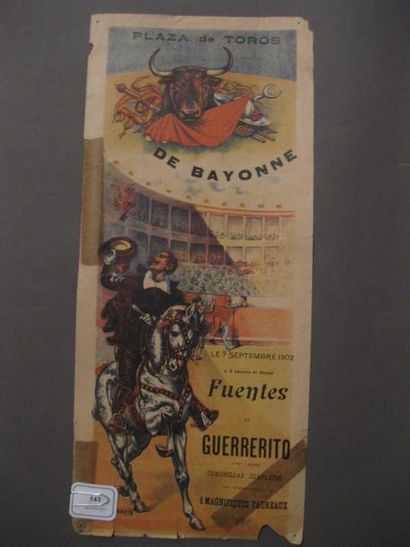 Plaza de Toros de Bayonne - 7 décembre1902...