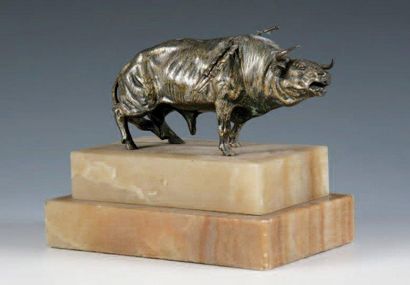 Le taureau mis à mort Sculpture. Epreuve...
