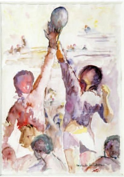 Maryse PLANCHE-ROCHETEAU
Duel en touche Aquarelle...