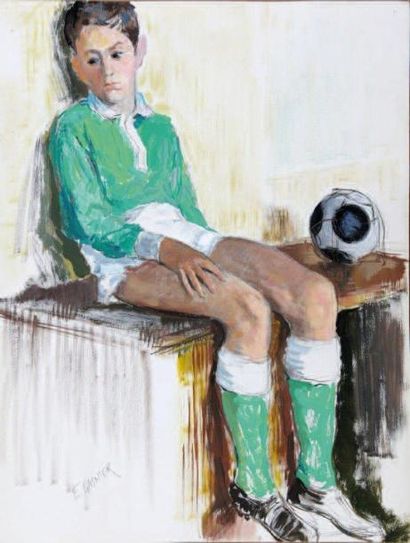 Eugène GASNIER (1910-1995)
Le jeune supporter...