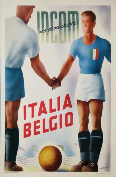 Brésil,1950
Italia-Belgo, match de sélection...