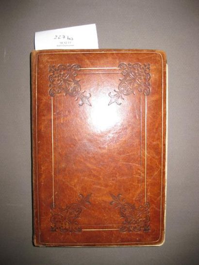 Très beau carnet autographe de Madame Sornet...