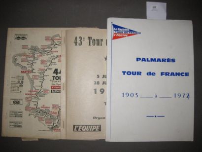 23 Guides-étapes du Tour de France de 1956...