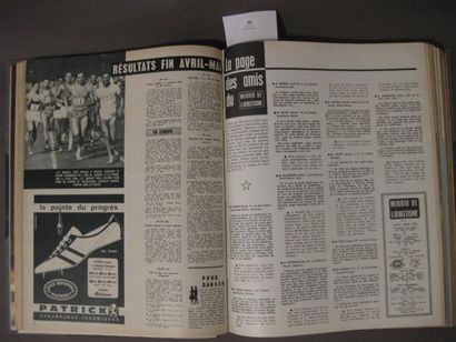 Miroir de l'Athlétisme, trimestriel relié,...