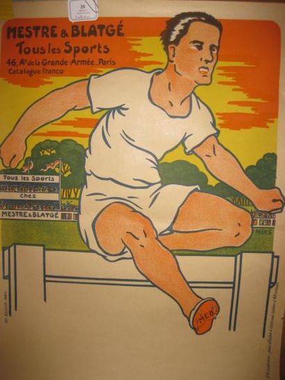 2 Affichettes: - Mestre & Blatgé, Impr. Kossuth,...