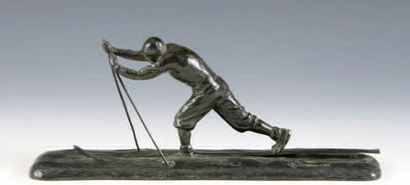 C.SABOURET
Skieur de fond Sculpture. Epreuve...