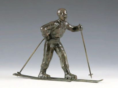 Emile Joseph CARLIER (1849-1927)
Skieur en...