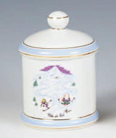 Rare et ancien pot couvert(bonbonnière oupot...
