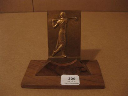 Golfeuse Médaille en bronze de MORLON (1930)...