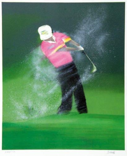 Victor SPAHN,né en 1949
Golfeur Lithographie...