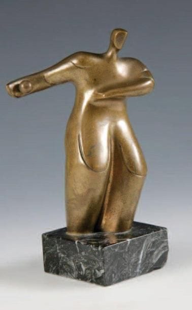 SAELICES, vers 1970
Joueur à main nue Sculpture....