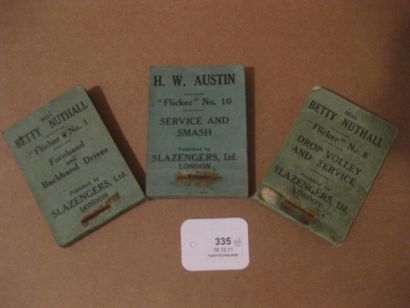 3 Flickers publiés par Slazenger vers 1920...