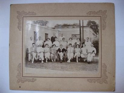 Photographie Pondichéry 1925 montrant les...
