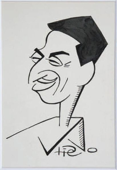 PICO(1900-1977)
René LACOSTE Encre signée...