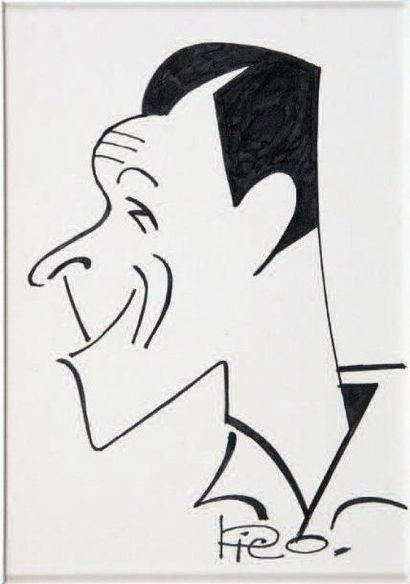PICO(1900-1977)
Bill TILDEN Encre signée...