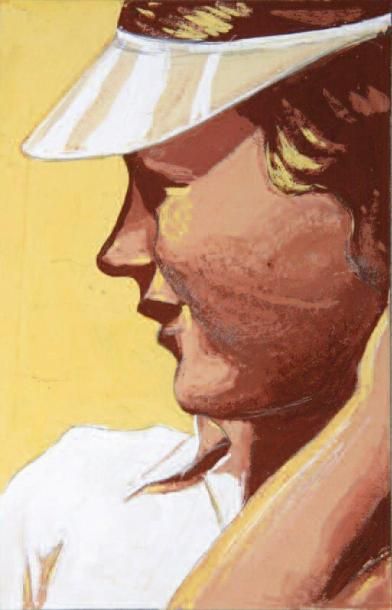 José MARS vers 1940
Joueuse de tennis à la...