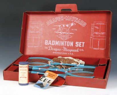Jeu de Badminton complet dans sa boîte en...
