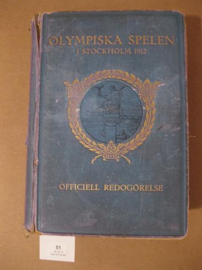 Stockholm,1912
Rapport officiel en suédois...