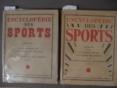 Encyclopédie des Sports modernes 2 volumes...