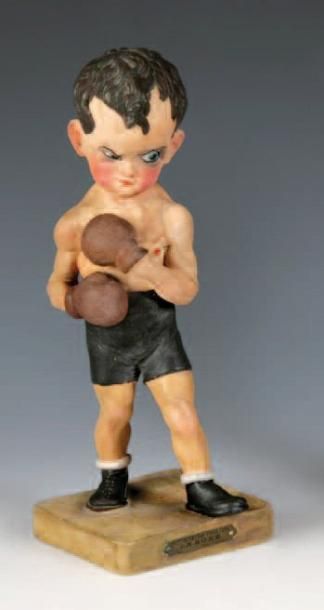 Paris,1924
COFFIN « La Boxe » Statuette en...