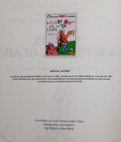 UDERZO 

Asterix - Set of 2 albums: The Rose...