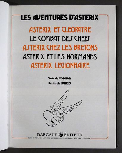 UDERZO / GOSCINNY

Asterix - The adventures...