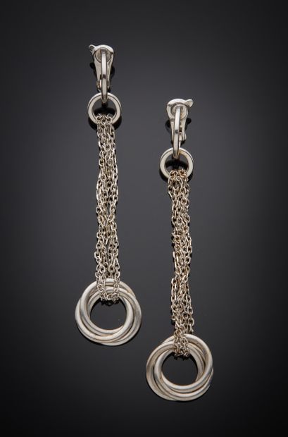 CARTIER

Paire de pendants d'oreilles en...