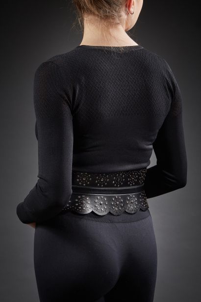 ALAÏA

Lot composé d'un twin-set en maille...