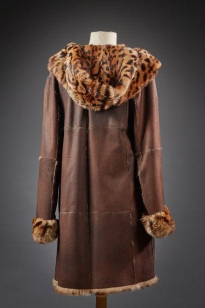 9/10ème réversible à capuche en envers cuir...